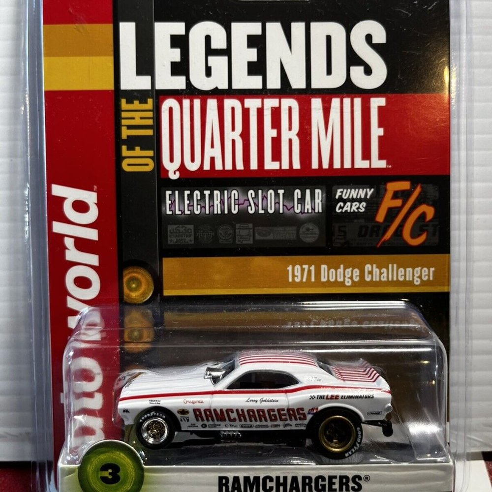 Sealed NEW Auto World 2020 HO Ramchargers Slot Car NIP Misp Legends Quarter Mile